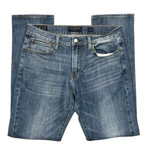 Lucky Brand 401 Athletic Slim Fit Medium Wash Stretch Denim Jeans Men Size 31 32